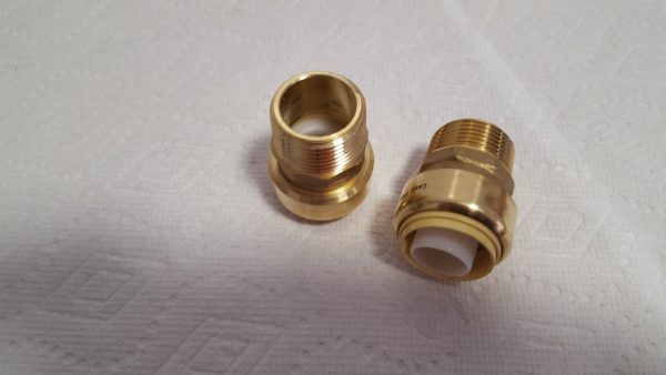 1/2" MPT (Male Pipe Thread) Push Fitting